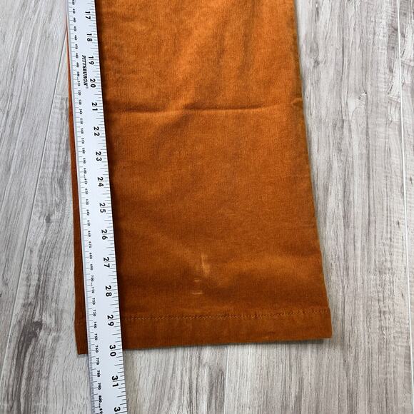 St. John's Bay Womens Mid Rise Wide Leg Corduroy Brown Pant Size 4 - Picture 6 of 12